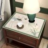 Nuevo Chinoiserie Antideslizante Mesa de Noche Mantel para Mesa Dormitorio Gabinete Pequeño Mantel Resistente al Desgaste Impermeable y a Prueba de Aceite Sin Lavado Pu Tela de Cubierta Antipolvo