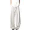 Calça Casual Lisa Estilo Americano para Homens e Mulheres Primavera e Verão cleanfit Solta com Caimento Moda Versátil Perna Larga Reta