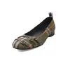 Zapatos de mujer clásicos estilo Chanel, de punta redonda, poco profundos, a cuadros, modelo nuevo con hebilla de cinturón, tacón medio grueso, versátiles para todas las estaciones
