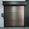 Porta de Garagem de Liga de Alumínio Silenciosa Inteligente Marca Leitehauer Porta de Rolo Moldada de Liga de Alumínio Fornecimento Direto do Fabricante
