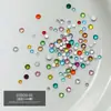Pedras Strass Redondas Coloridas de Fundo Plano Tamanhos Mistos Pedras Strass de Vidro Cristal Pedras Strass para Unhas Tema Macaco