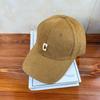 Gorra de Béisbol con Letra C de Metal para Mujer Gorra de Otoño Tapa Dura Ala Ancha Tendencia para Hombre Todo Fósforo Muestra Cara Sombrero de Sol para Pareja