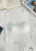 Novo Estilo Primavera e Verão Feminino Colete de Seda Ice com Lindo Design nas Costas, Bojo, Camada Base Simples Curta Slim-Fit, Colete de Alça Larga Menina Spicy