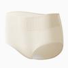 Roupa Íntima de Cintura Alta para Mulheres, Algodão Puro, Controle da Barriga, Entrecoxa de Seda Antibacteriana Sem Costura, Fina para o Verão, Respirável, Shorts Triângulo para Meninas