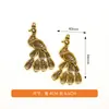 Navidad Retro Comercio Exterior Copo de Nieve Árbol de Navidad Colgante de Aleación Accesorios para Llaveros DIY Venta Directa de Fábrica