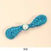 Botões Cheongsam, Decoração de Pérola Estilo Retrô, Botões Pipa Sólidos Feitos à Mão da Dinastia Han, Acessórios para Topo Estilo Étnico