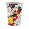 Fiesta de Cumpleaños de Mickey Mouse Decoración de Dibujos Animados Platos de Papel Servilletas Mantel Globos Banderines Juego de Vajilla Desechable