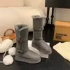 Primer Encuentro Ji Gray Botas de Nieve para Mujer 2026 Invierno Nuevo Estilo Suela Gruesa Aumento de Altura Interior Con Forro de Terciopelo Espeso Zapatos de Algodón para Nieve para Mujer