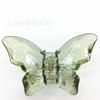 Mariposa Diamante Acrílico Estilo Coreano Pequeño Transparente Pinza de Tiburón Colorido Accesorio para el Cabello de Niña Mate