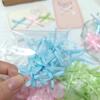 Decoración Mini Lazo Estilo Ballet Ins Mezcla y Combina Multicolores Empaque de Tarjeta Material Accesorios Pequeños Hechos a Mano DIY Accesorios