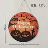 Placas de Madeira Penduradas de Halloween Transfronteiriças com Padrão de Abóbora Estilo Americano Adereços de Decoração de Cena de Festa em Estilo Retro Americano
