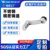 Fundição de Precisão Aço Inoxidável 304 Conector Garra de Emenda Guarda-Corpo de Vidro Fixador Simples e Bidirecional Acessórios de Hardware Processamento