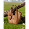 Bolso Tote Coreano de Nicho de Gran Capacidad para Mujer 2026 Nuevo Modelo Bolso Cesta Cruzado de Piel Genuina Bolso de Mano Más Vendido