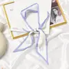 Diseño Original Estilo Francés Diadema Bufanda de Seda Delgada Estrecha Pequeña Larga Retro Elegante ins Cinta para el Cabello Cinta de Tela Cinta para Bolsas