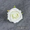 Flor de rosa de simulación boda decoración del hogar diseño de escena tela de seda ramillete flor para la cabeza flores artificiales hechas a mano adornos venta al por mayor
