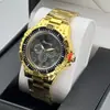 Comércio Exterior Transfronteiriço Venda Quente Moda Negócios Masculino Relógio Masculino Casual Versátil Três Olhos Dourado Quartzo Masculino