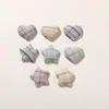 Corazón de Tela Rayada Fresco y Sencillo Botones de Estrella de Cinco Puntas Accesorios para el Cabello DIY Ropa Accesorios para Zapatos Accesorios para Fundas de Teléfono