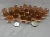 10 piezas de canicas de vidrio transparentes rosas de 18 mm 1.8 cm canicas rojas de agua 22 mm bolas decorativas canicas juguetes