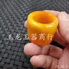 Imitación de jade Amarillo Dragón Jade llave inglesa calcita Jade llave inglesa naranja llave grande decoración de mano