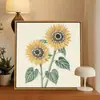 Pintura de Pérolas Estilo Chinês DIY Artesanal Kit Completo de Materiais Peônia Flor de Lótus Novo Estilo Chinês Brocado Song Pintura Decorativa