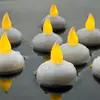Cera Flotante para Agua Velas LED Digitales Flotantes Impermeables Sin Llama Luz de Vela Flotante Romántica Decoración de Boda Luz Flotante para Piscina