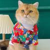 Ropa para Perros Verano Delgada Linda Estilo Floral Bichón Corgi Ropa Camisa Floral de Verano Ropa de Verano para Mascotas