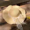 Sombrero de Paja Francés para Mujer 2025 Verano Nuevo Estilo Transpirable Encaje Calado Sombrero de Protección Solar Sombrero de Playa Sombrero de Sol