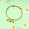 Accesorios para el Festival del Bote del Dragón Bolsitas Perfumadas Bordado Hecho a Mano DIY Tejido de Cuerda de Cinco Colores Zongzi Estilo Antiguo Hojas Iridescentes Accesorios Venta al por Mayor