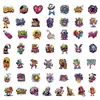 50 Pegatinas de Calle de Halloween de Dibujos Animados Transfronterizas Son Impermeables y Se Pueden Usar para Decoración DIY de Maletas, Cuadernos, Patinetas