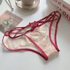 Mel Apaixonado* Calcinha de Renda Sexy Feminina Puro Desejo Cintura Baixa Tira Fina Malha Fina Vazada Calcinha Feminina