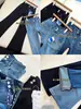Pantalones Dori Muy Bien Calificados Que Hacen Que Tus Piernas Se Vean Más Largas, De Cintura Alta con Dos Botones, Adelgazantes, Jeans de Pierna Ancha Ligeramente Acampanados para Mujer, Estilo Nuevo.