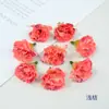 Botão de Cravo Artificial Mini Cravo Novo Estilo Chinês Parede de Fundo para Banquete de Casamento Caixa de Presente Leque Acessórios de Cabelo