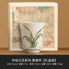Taza fragante de orquídea pintada a mano de fábrica, taza de té pequeña, taza de té personal para damas, juego de té de cerámica kung fu, taza maestra, taza individual