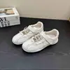 Zapatos de Entrenamiento Alemanes Estilo Ballet de Cuero Suave con Suela Gruesa, que Aumentan la Altura 4cm para Mujer con Correas de Velcro, Tenis Casuales Cómodos y Versátiles