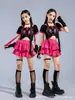 Conjunto de Disfraz de Jazz para Niñas, Atuendo Moderno de Street Dance para Niños, Atuendo de Presentación para Pasarela, Ropa de Baile para Grupo de Niñas, Ropa de Presentación para Niños para Verano