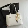 Nova Bolsa de Ombro Feminina com Textura de Crocodilo e Padrão de Peixe Elegante Versátil da Moda Grande Capacidade para o Dia a Dia Bolsa Tote Comércio Exterior Atacado