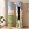 Nueva funda protectora contra el polvo para aire acondicionado vertical estilo chino, diseño cilíndrico y redondo, adecuada para salas de estar, se puede usar sin quitar la unidad cuando el aire acondicionado está encendido; compatible con aires acondicionados Gree y Midea
