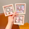 Conjunto de Pulseiras Kuromi Infantil Brincos de Desenho Animado Clipe de Orelha Adesivos Ornamentos de Princesa para Meninas Joias Exquisitas Presentes