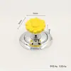 Botão de Pressão Colorido de Desenho Animado para Vaso Sanitário Criativo Botão de Descarga para Tanque de Banheiro Auxílio Estiloso Botão de Milho