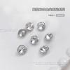 Decorações de Arte para Unhas de Cristal com Fundo Pontiagudo K9, Decorações de Arte para Unhas de Diamante de Cristal em Formato Irregular, Cubo de Açúcar Cintilante, Doce de Rocha, Decorações de Arte para Unhas de Ovo de Pombo
