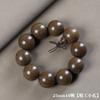 Pulsera de Sándalo Dorado 2.0 Pulsera de Cuentas de Sándalo para Hombre Cuentas de Rosario de Alta Densidad Pulsera para Mujer 108 Palo de Rosa Juego