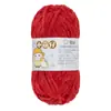 Bola de Nieve Chico Lindo Hecho a Mano DIY Tejido Chenilla Lana Gruesa Bufanda Tejida para Bebé Muñeca con Gancho Bolsa Hilo de Hielo