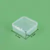 Puff de Almofada de Marshmallow Puff de Maquiagem Beauty Blender Caixa de Armazenamento Mini Portátil com Tampa Caixa de Plástico PP Transparente