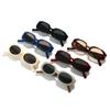2025 nuevo directo de fábrica moda europea y americana transfronterizos gafas de sol marco rectangular tendencia personalizada gafas de sol anti-ultravioleta