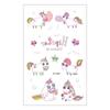 Suministro transfronterizo Impermeable en stock Pegatinas de tatuaje para niños Pegatinas faciales para fiestas Dibujos animados Divertido Unicornio Pegatinas para niños