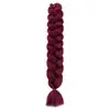 165g Trenza Jumbo Cabello Trenzas Africanas Largas Peluca Hip Hop Fibra de Alta Temperatura Peluca