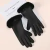 Guantes Calientes de Invierno, Guantes de Otoño e Invierno para Mujer, Guantes a Prueba de Viento y Frío para Ciclismo al Aire Libre, Guantes de Terciopelo Alemán Compatibles con Pantalla Táctil