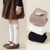 Calcetines largos nuevos para niñas transfronterizos, calcetines hasta la rodilla para niños de primavera y otoño, calcetines de dibujos animados de princesa para niñas de otoño, venta al por mayor