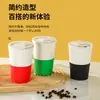 Taza de Plástico para Café de Paja de Trigo con Tapa, Taza Doméstica para Leche y Leche de Soya, Taza de Agua Térmica Conveniente, Taza de Desayuno para Oficinistas