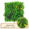 Parede de Fundo de Planta Verde Simulada Paisagismo de Vegetação Parede de Fundo para Celebridade da Internet Decoração de Cabeça de Porta de Planta Falsa Parede de Plantas de Eucalipto